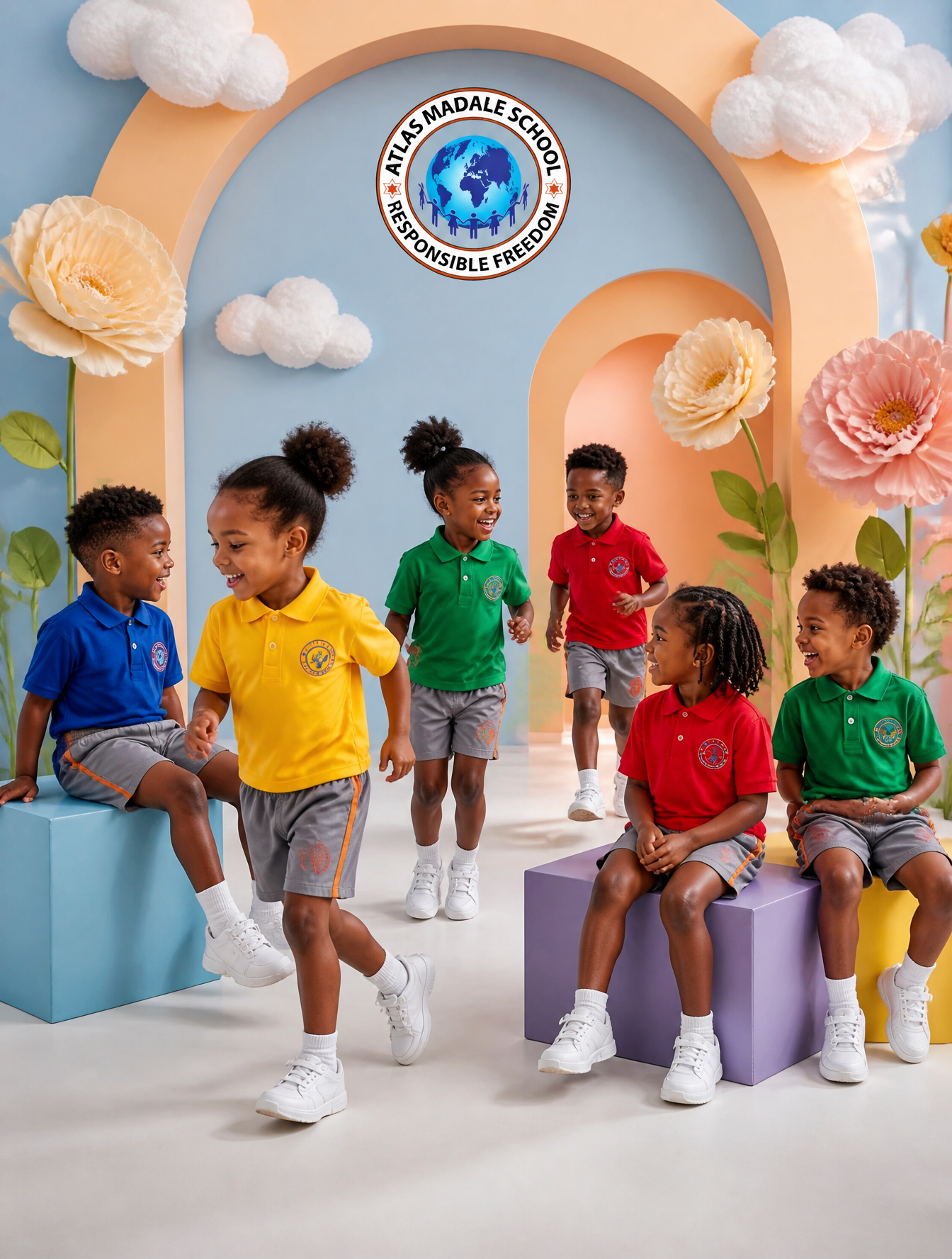 A high-end commercial fashion photoshoot for ATLAS NURSER...