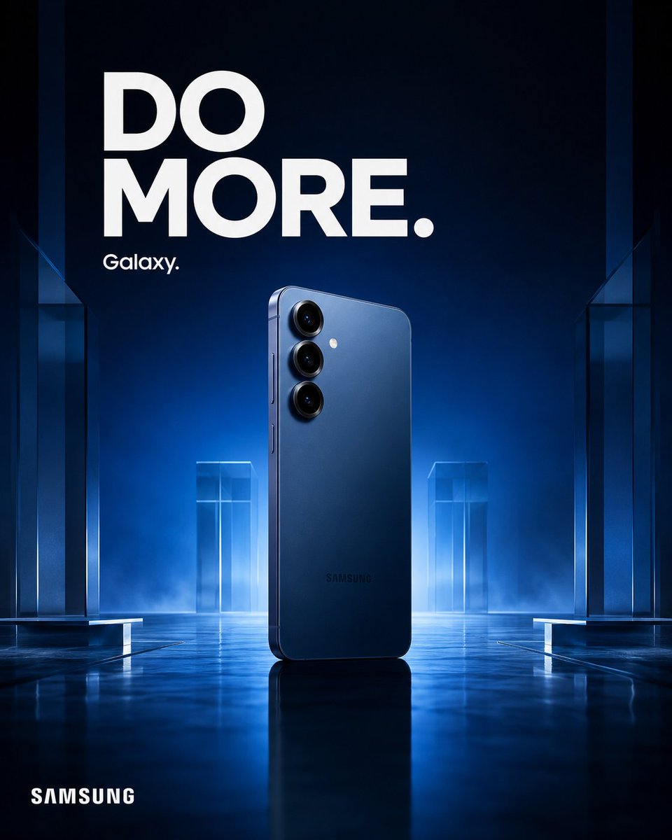 Create a premium agency-level Samsung Galaxy Instagram ad...