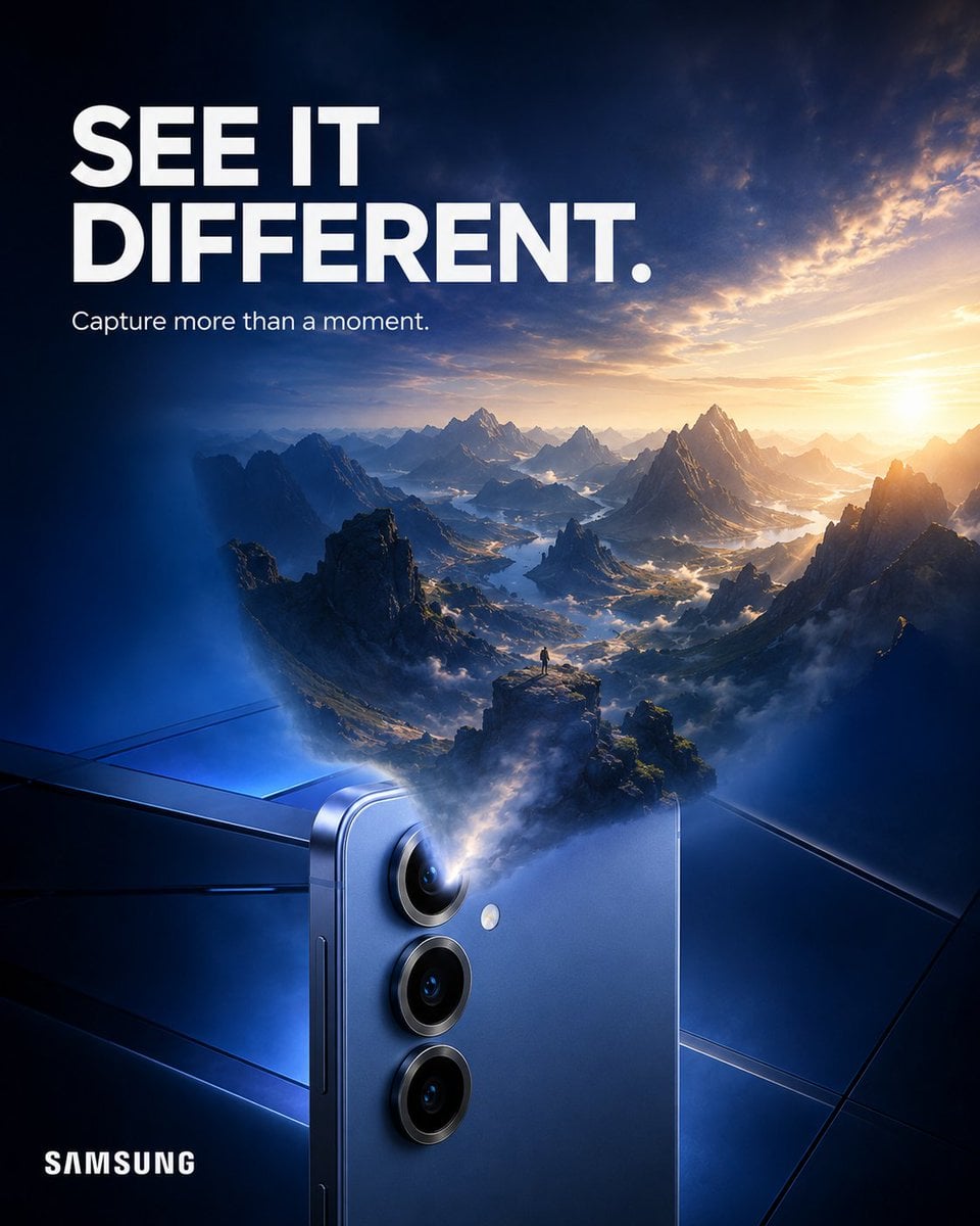 Create a premium agency-level Samsung Galaxy Instagram ad... - alternate