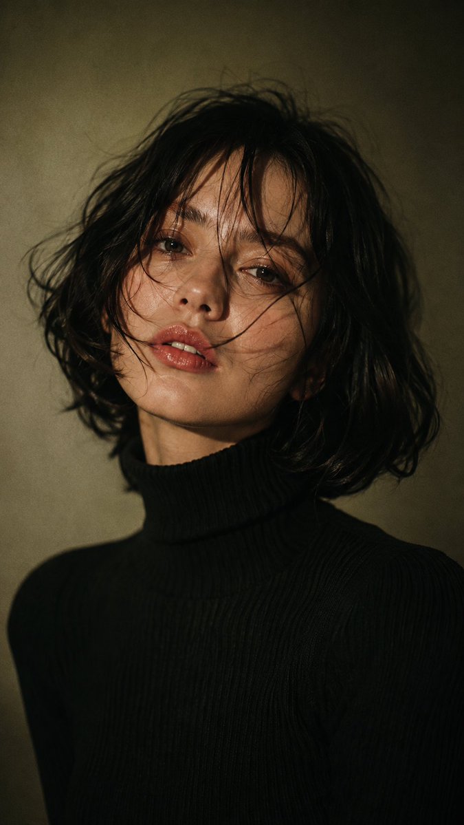 Ultra-realistic cinematic portrait of a beautiful young w... - alternate