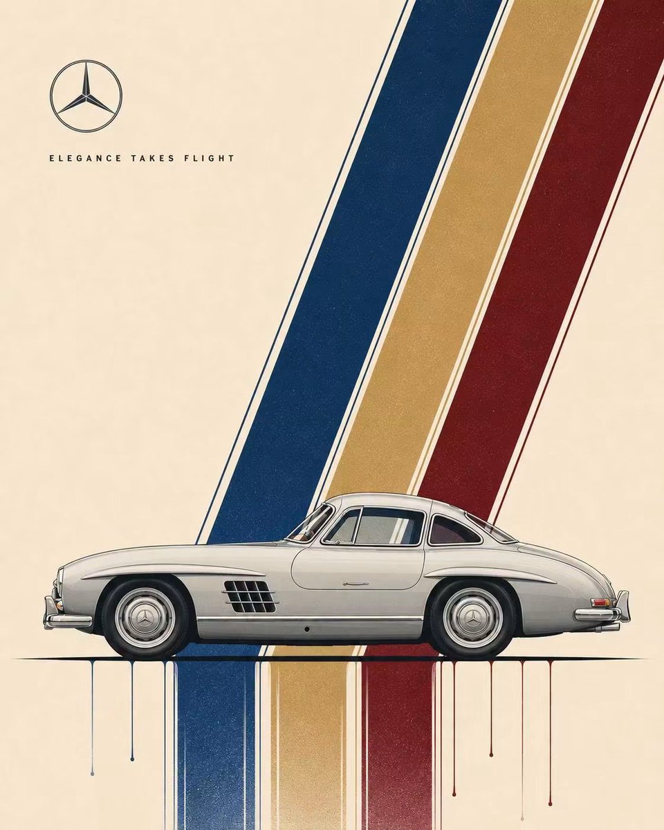 Ultra-clean automotive poster design featuring a [CAR], p... - alternate