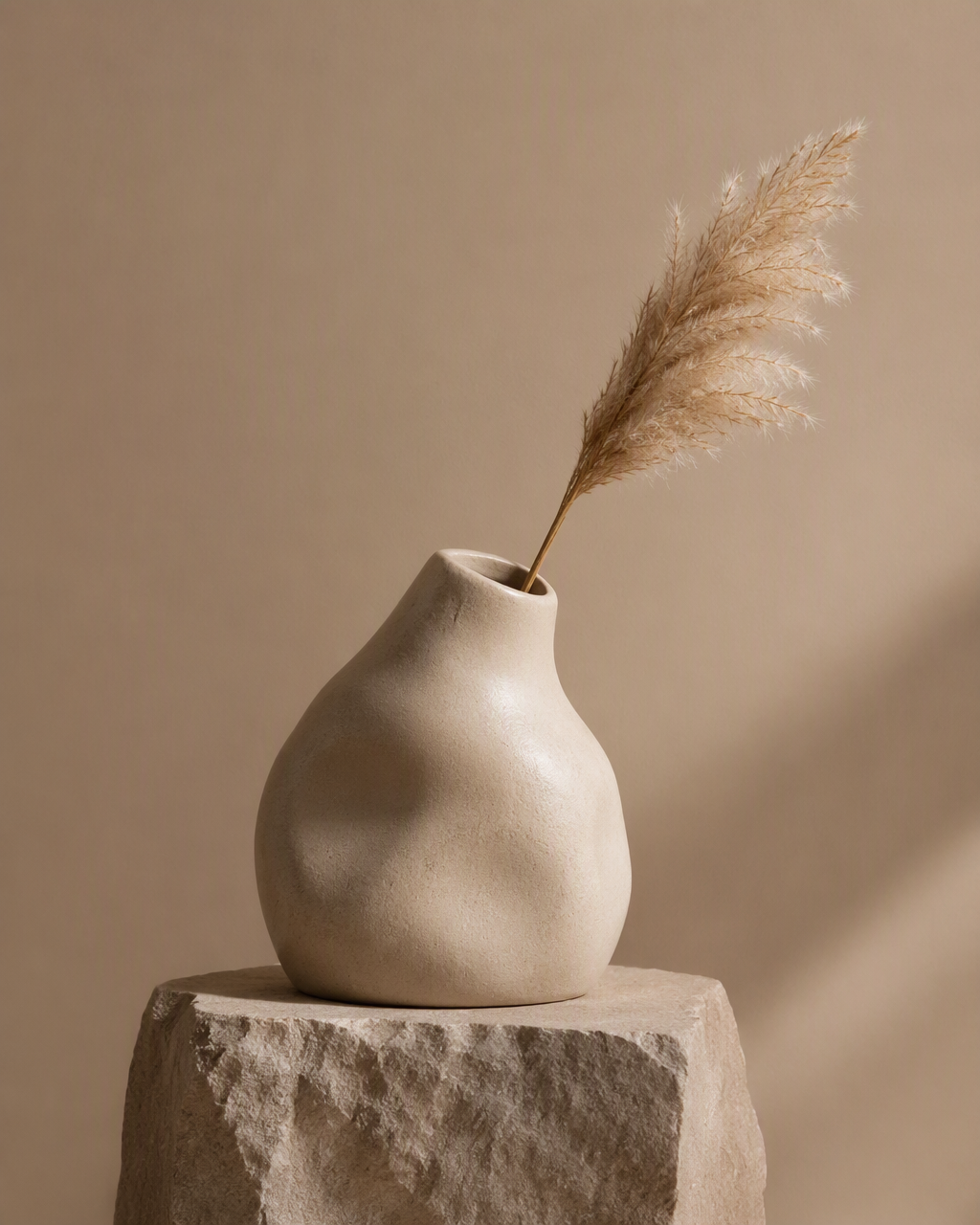 Create a premium still-life product photograph of a handc...