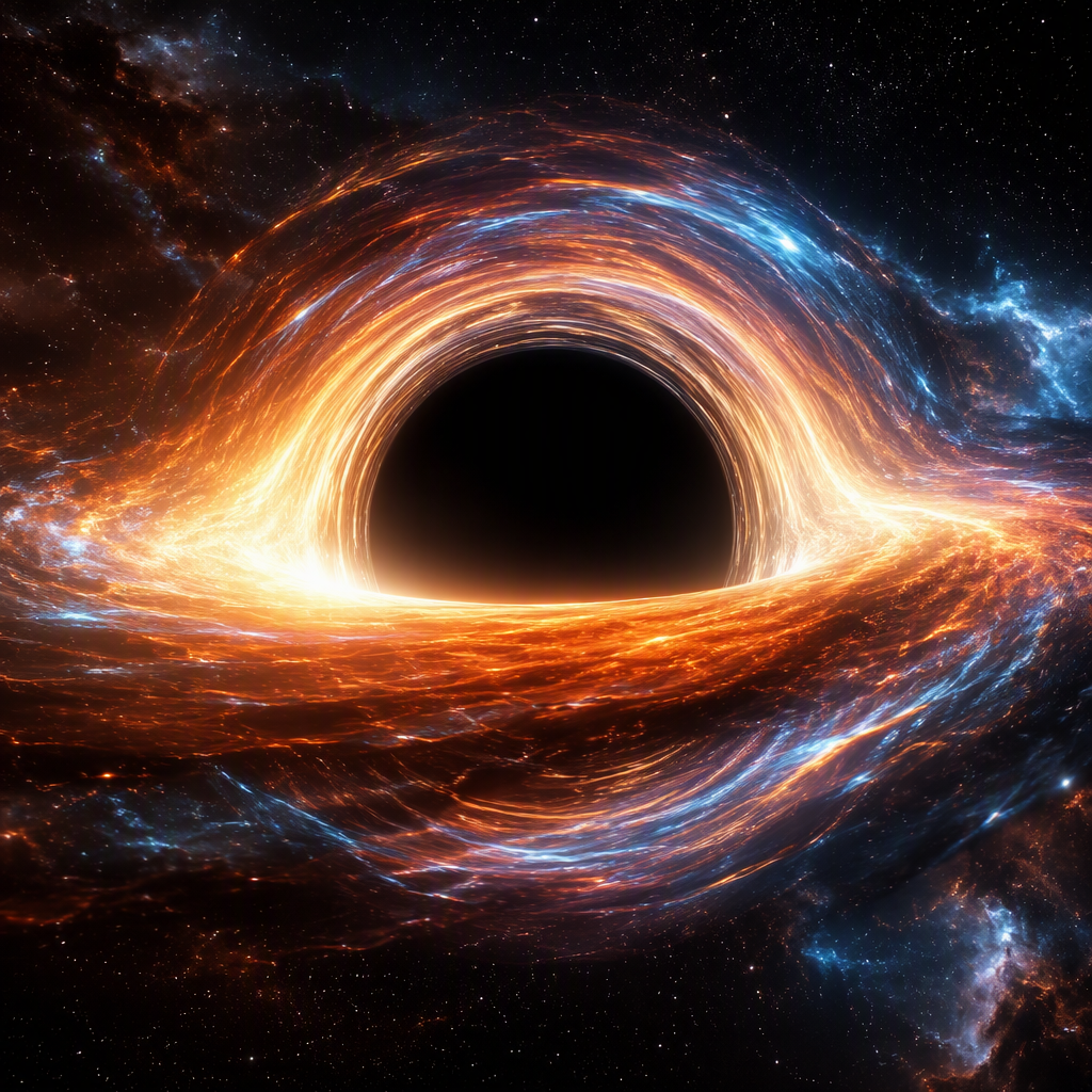 Create a breathtaking photorealistic image of a supermass...