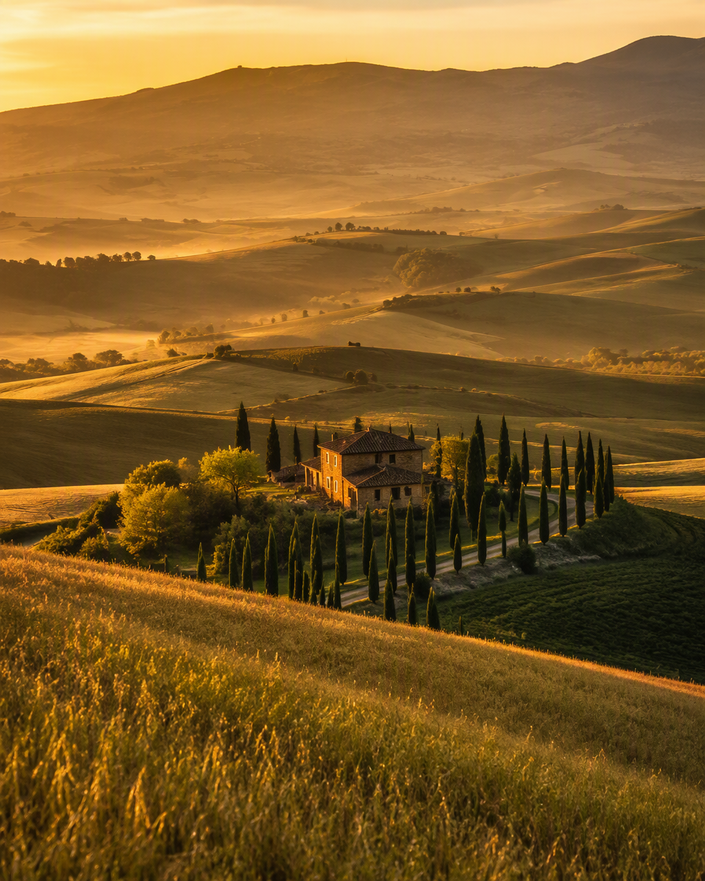 Create a breathtaking realistic travel photograph of the ...
