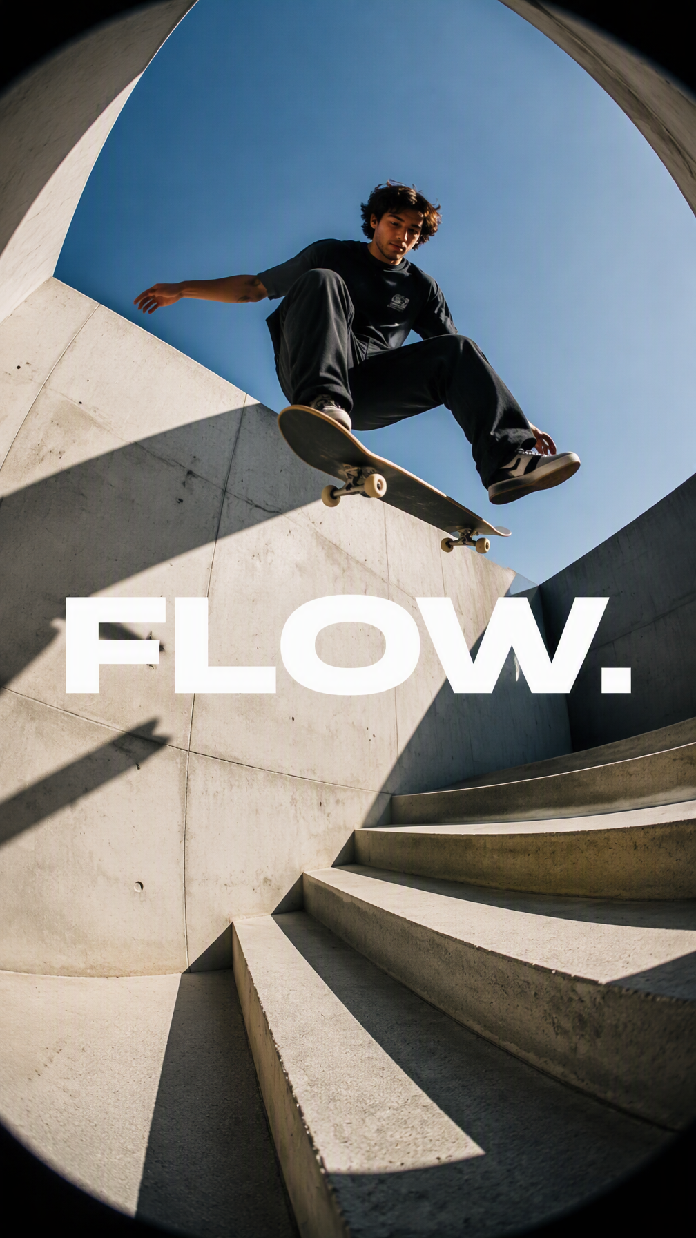 Create a premium 9:16 skate editorial.Main Subject: Young...