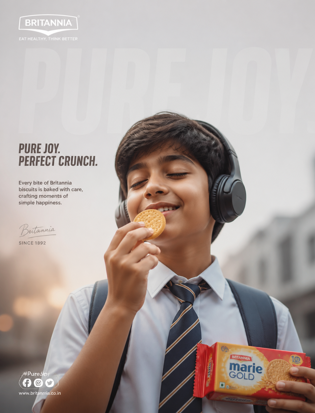 A hyper-realistic premium advertising poster featuring a ...