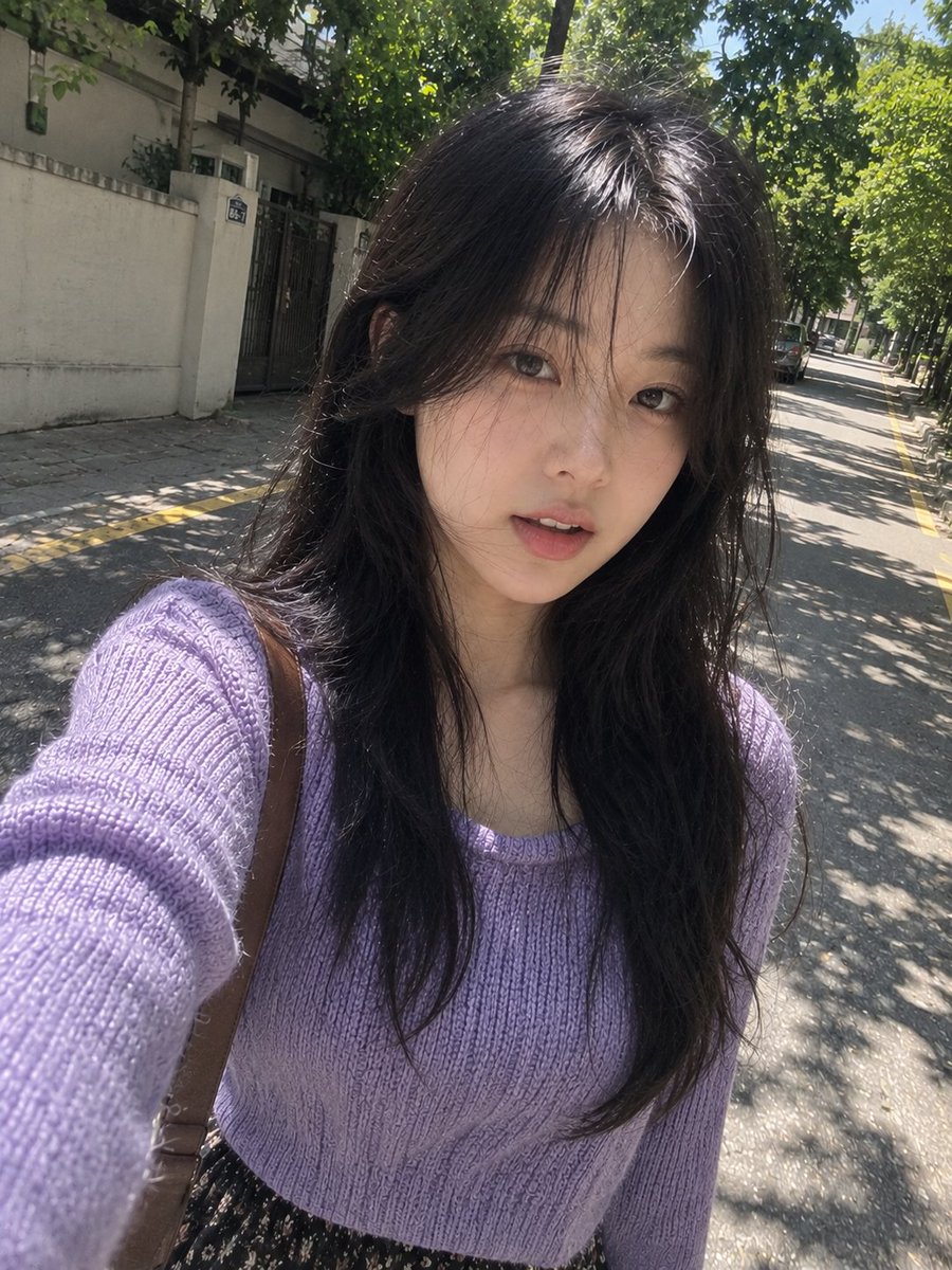 A completely natural, photorealistic smartphone selfie of...