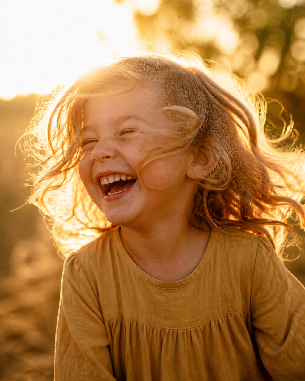 Create a hyper-realistic editorial portrait of a young ch...