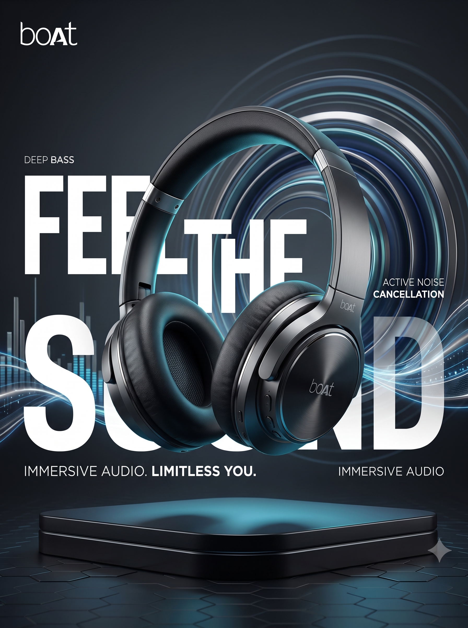 Create a premium futuristic commercial advertising poster...