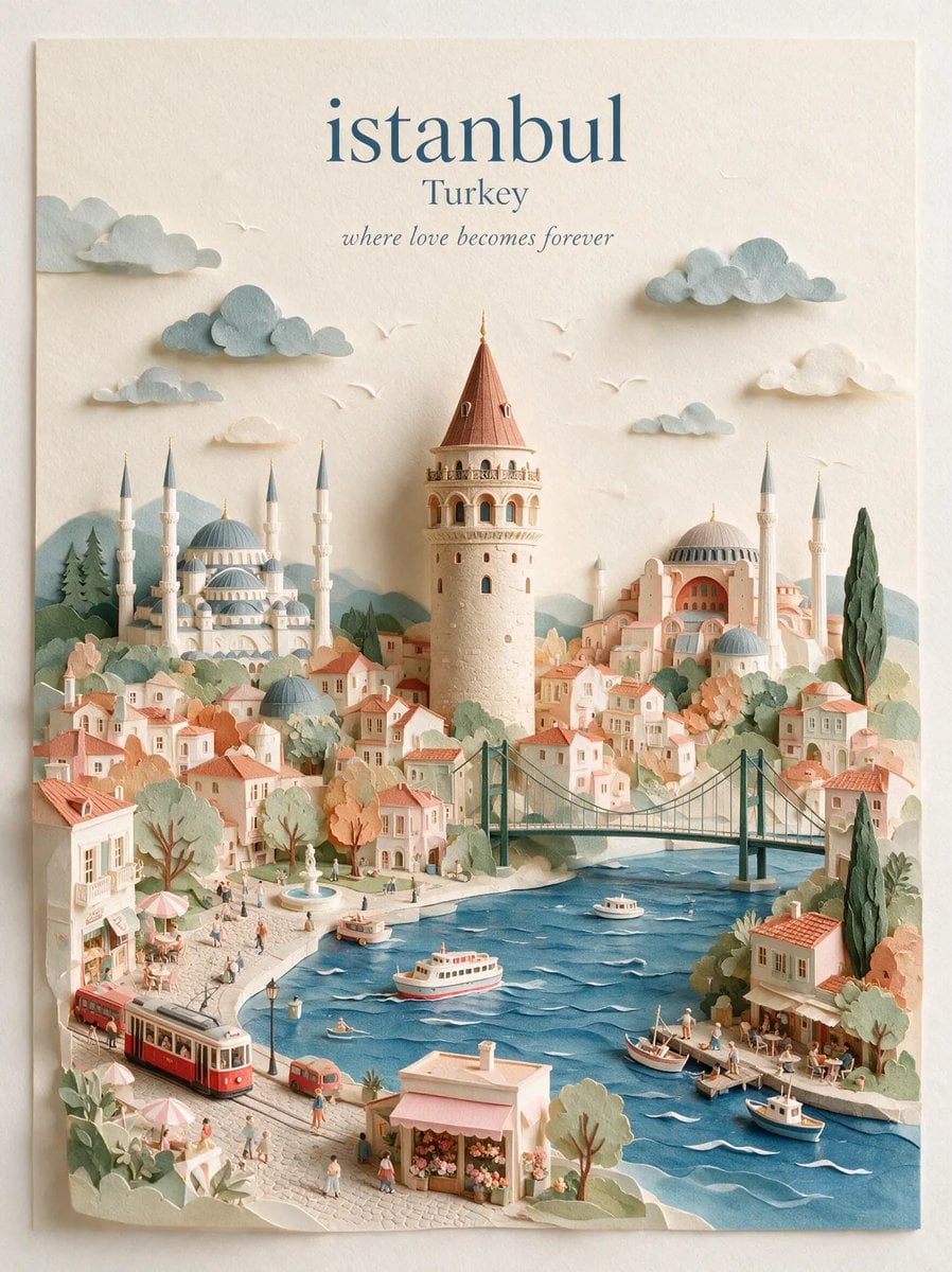 Create a premium vertical 4:5 travel poster of [CITY], [C... - alternate