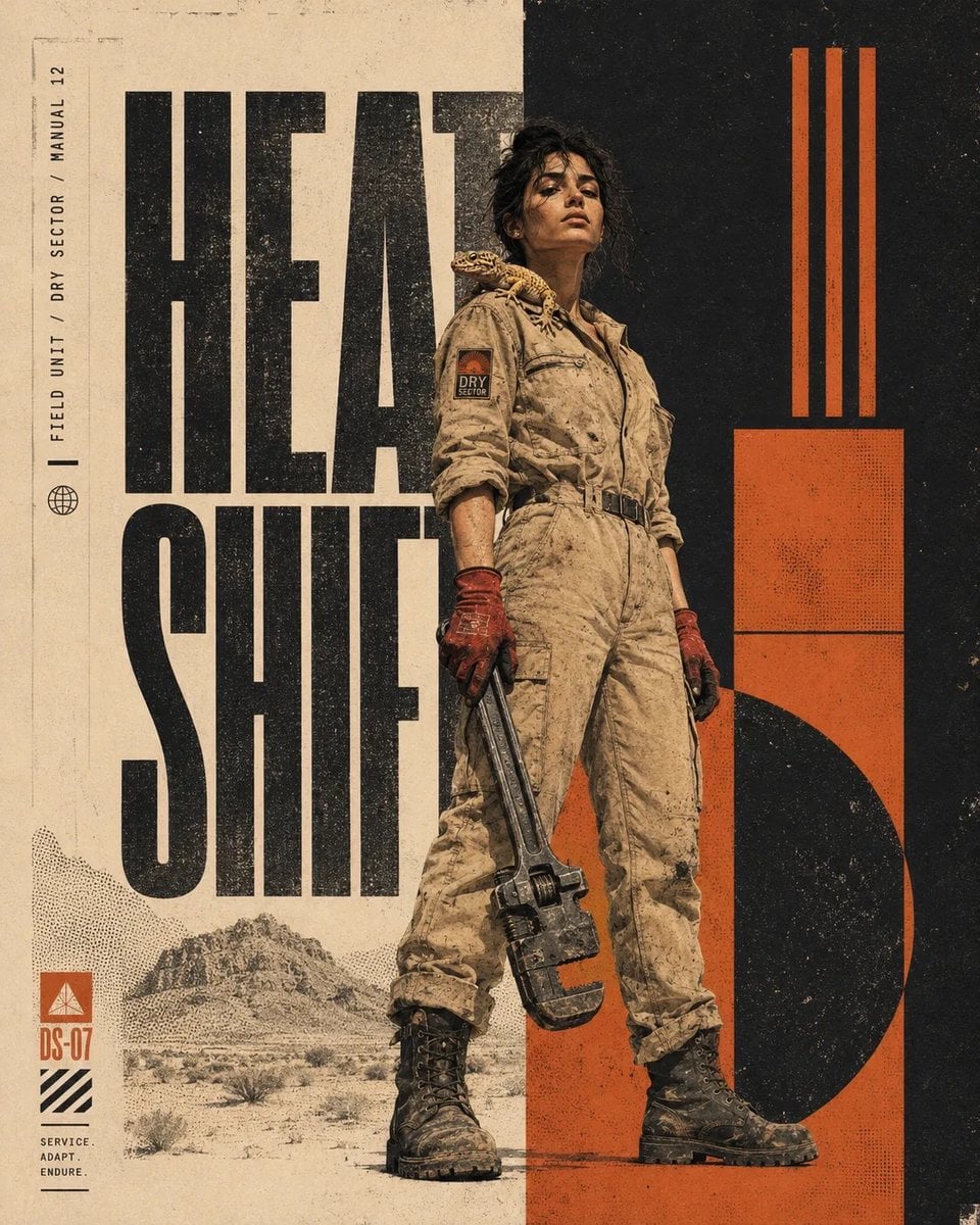 Vertical editorial collage poster featuring [CHARACTER] i... - alternate