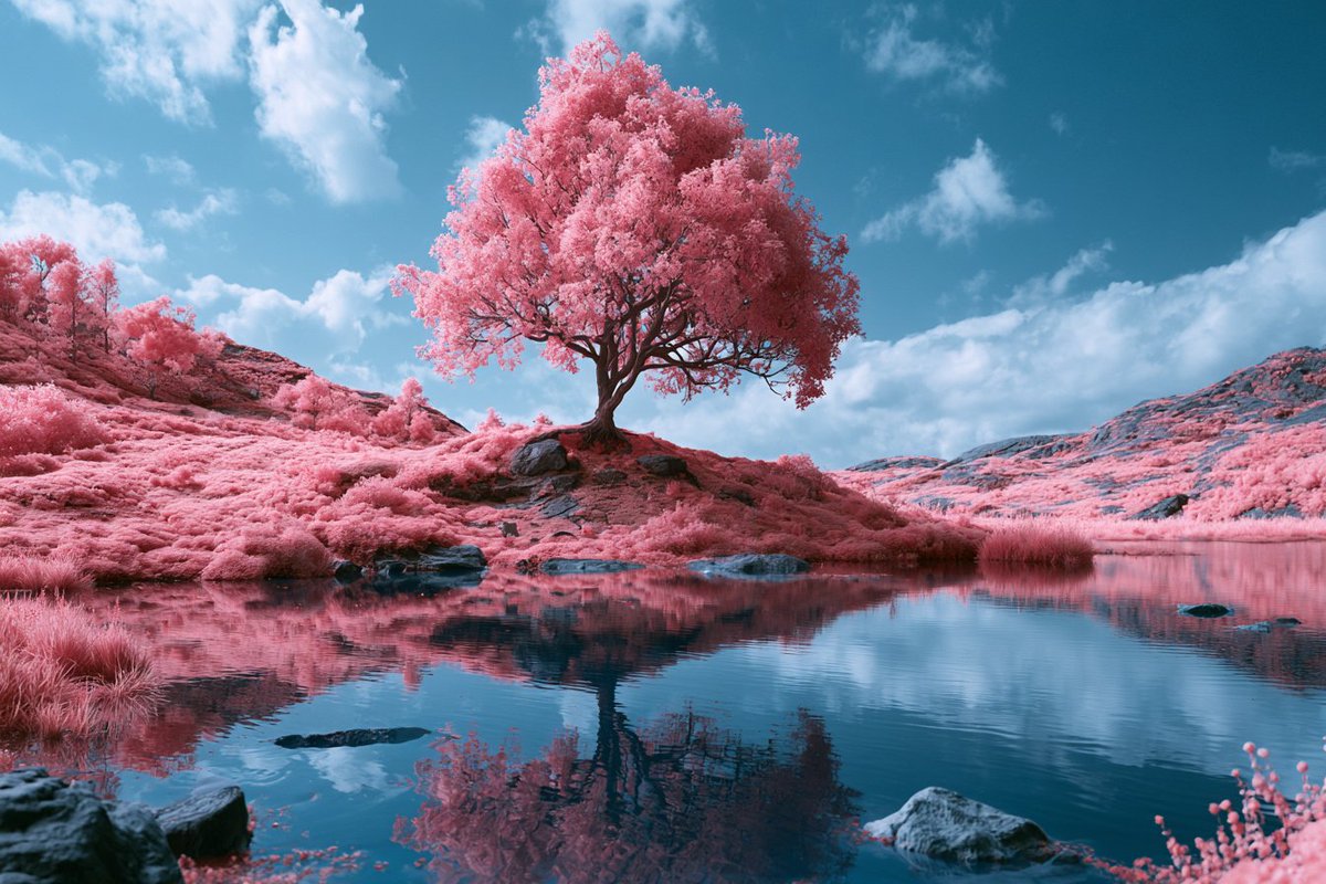 An otherworldly landscape featuring [Subject] in a Solari...