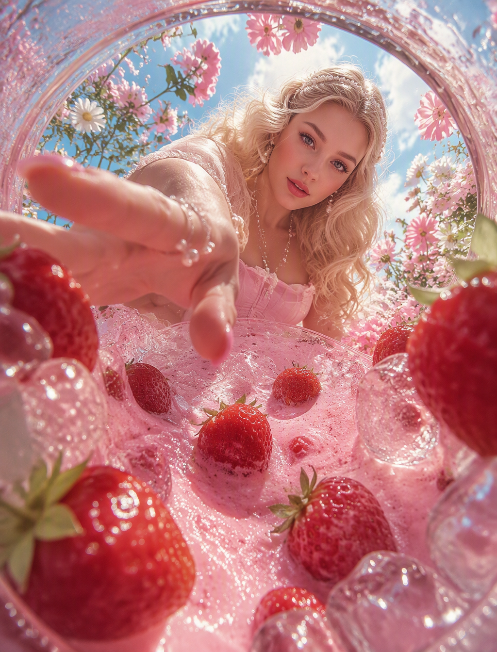Ultra-photorealistic high-fashion editorial photograph in...