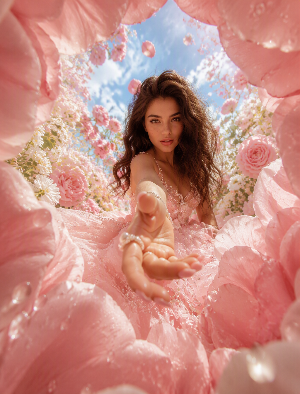 Ultra-photorealistic high-fashion editorial photograph in...