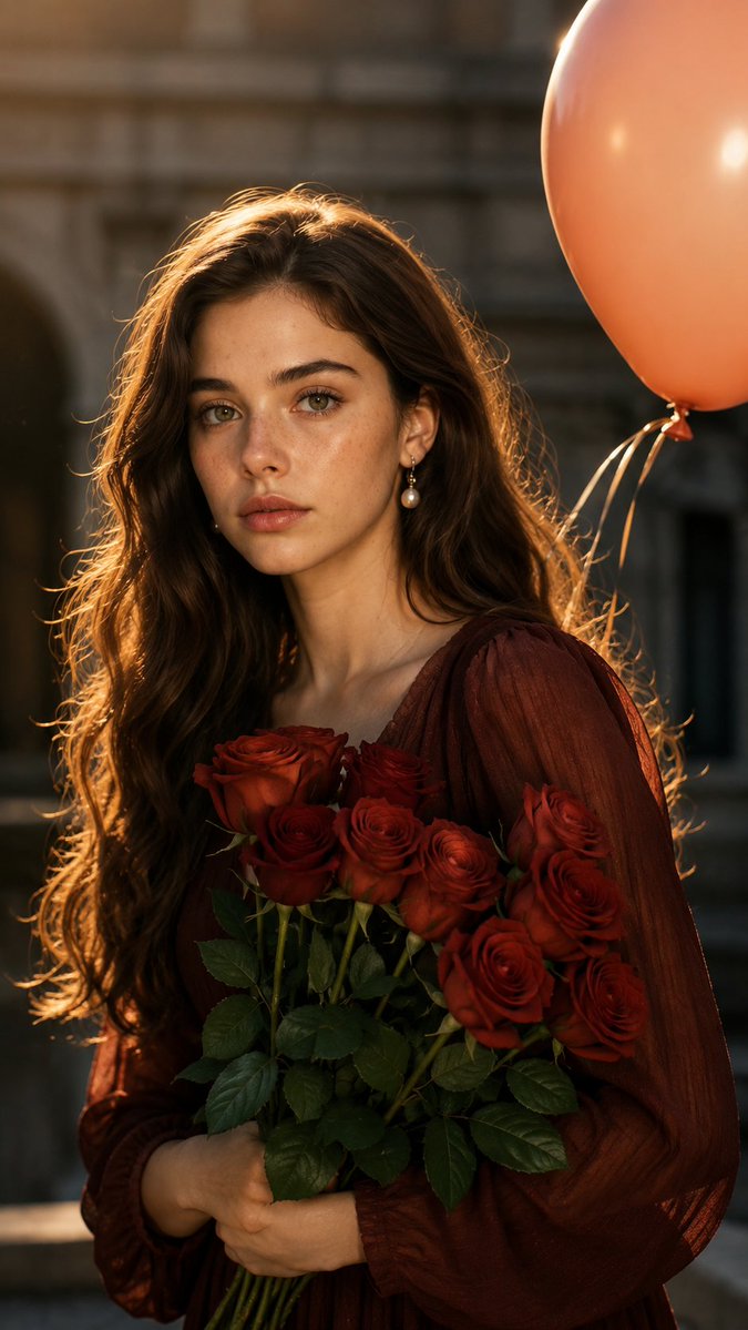 Ultra-realistic cinematic vertical portrait of a beautifu...