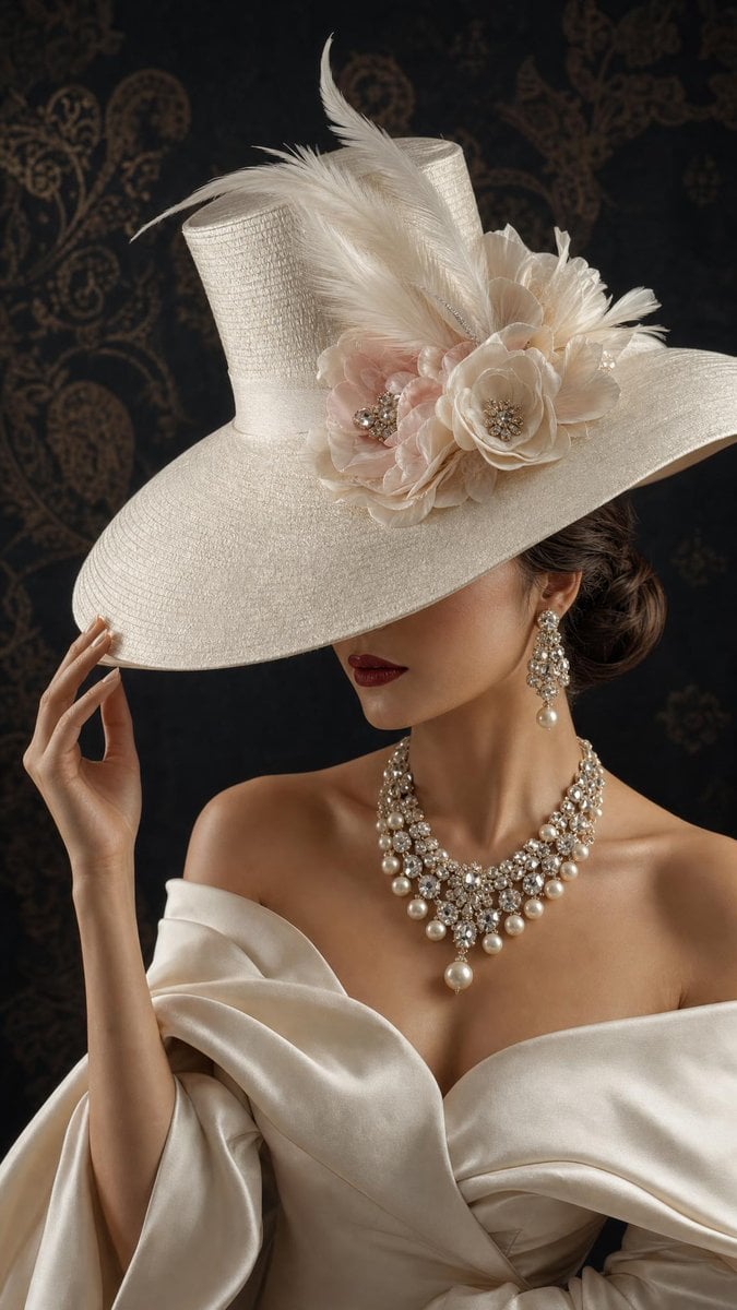 A sophisticated ultra-realistic high-fashion editorial po... - alternate