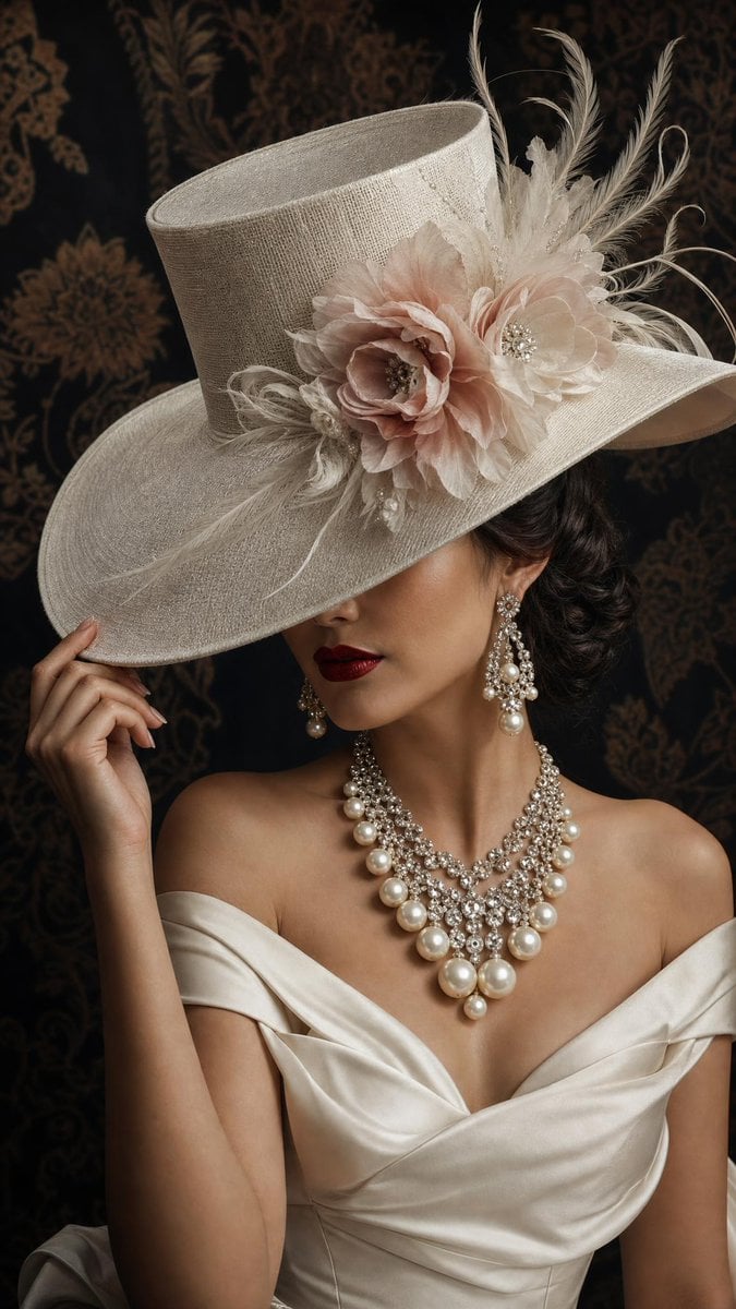 A sophisticated ultra-realistic high-fashion editorial po... - alternate