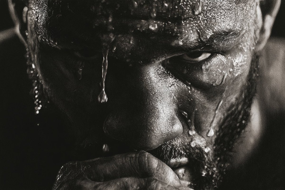 A Photorealistic Charcoal Intensity portrayal of [Subject...