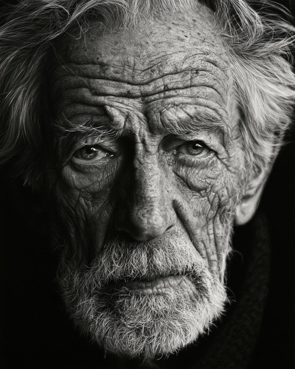 A Photorealistic Charcoal Intensity portrayal of [Subject... - alternate