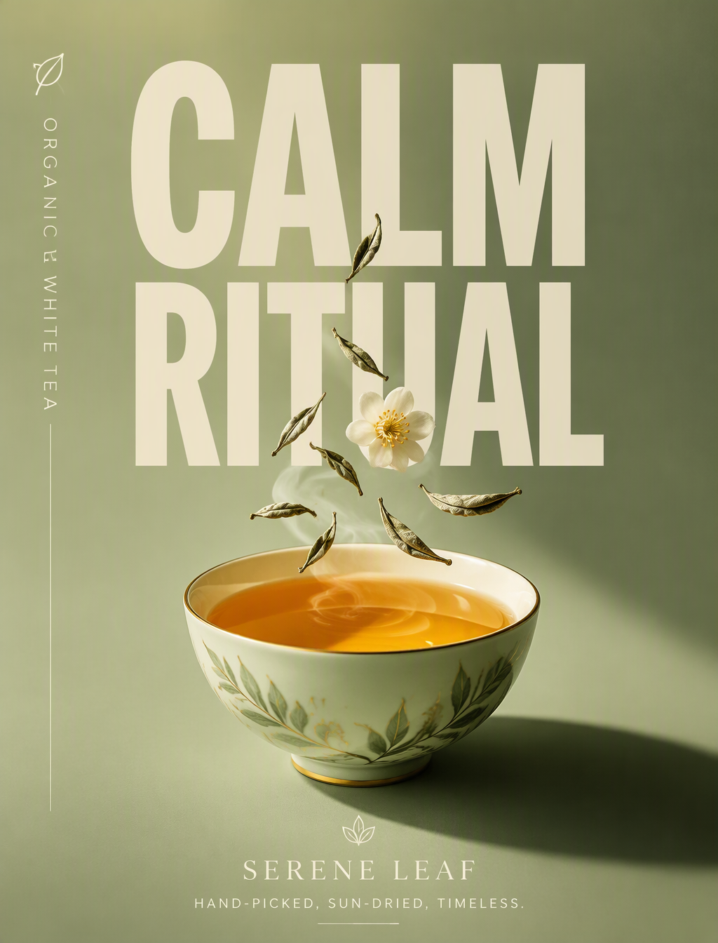 Create a premium vertical product advertising poster for ...