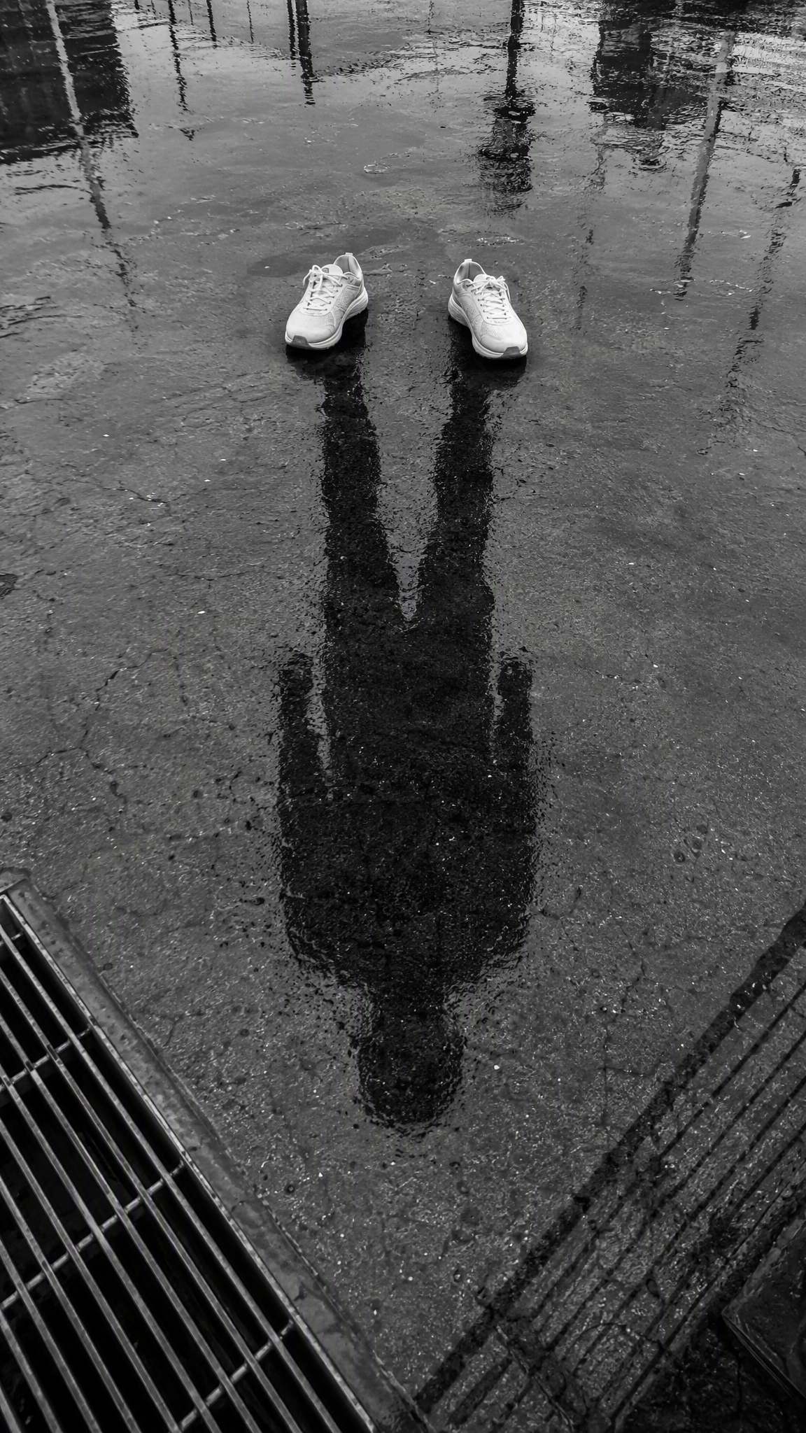 Create an ultra-realistic conceptual street photograph of...