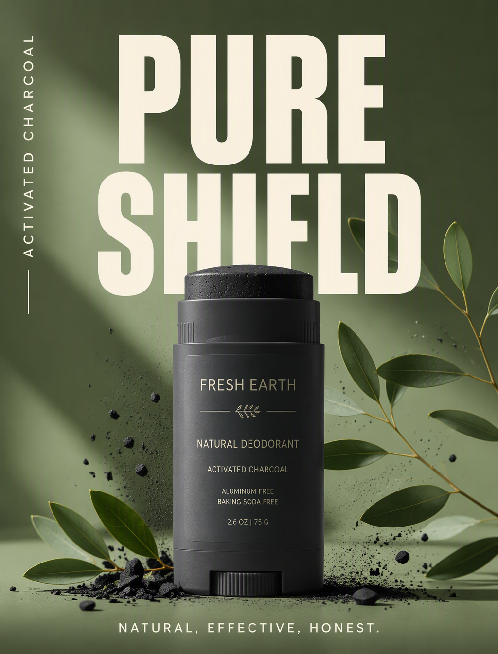 Create a premium vertical product advertising poster for ...