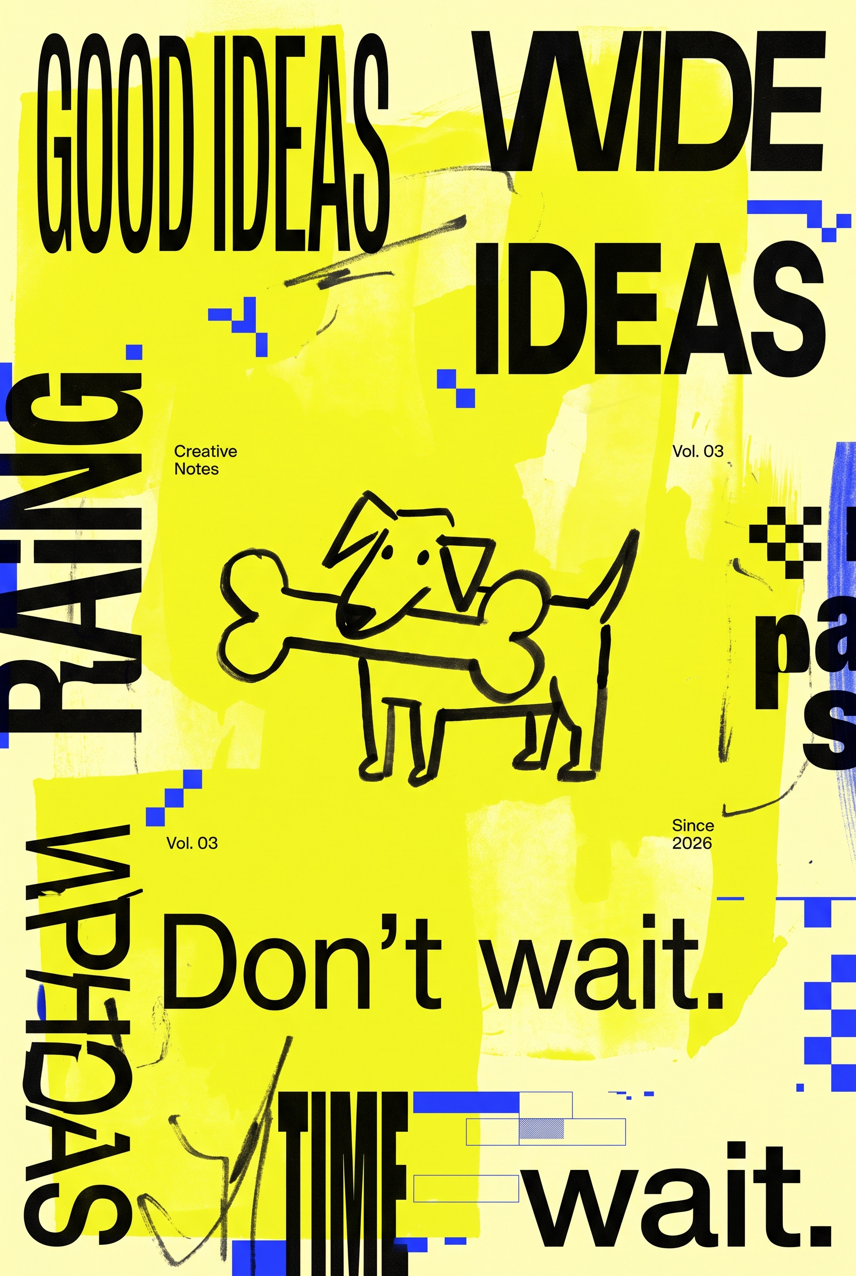 Experimental silkscreen print with intentionally misregis...