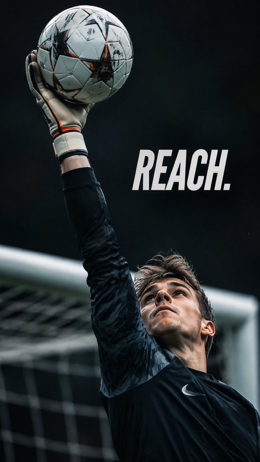Create a premium 9:16 sports editorial.Main Subject:Young...