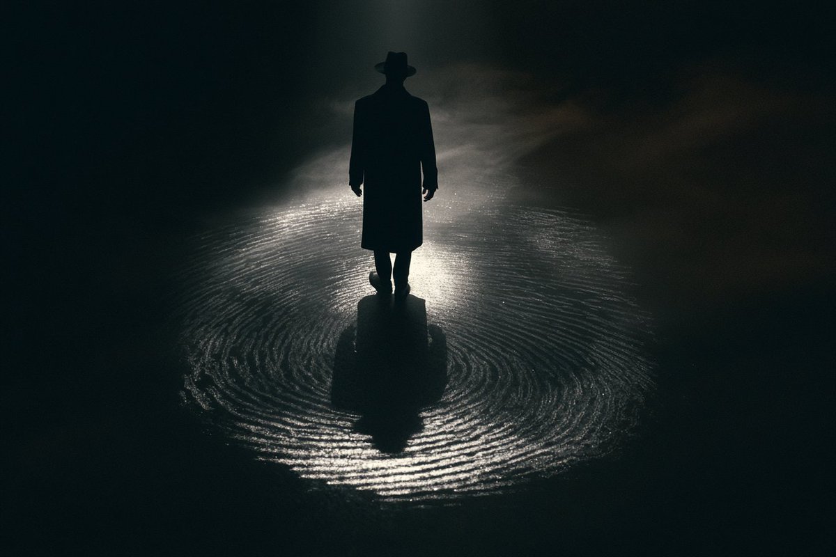 Cinematic silhouette of a [Subject] standing over a giant...