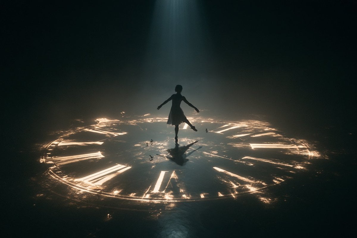 Cinematic silhouette of a [Subject] standing over a giant... - alternate