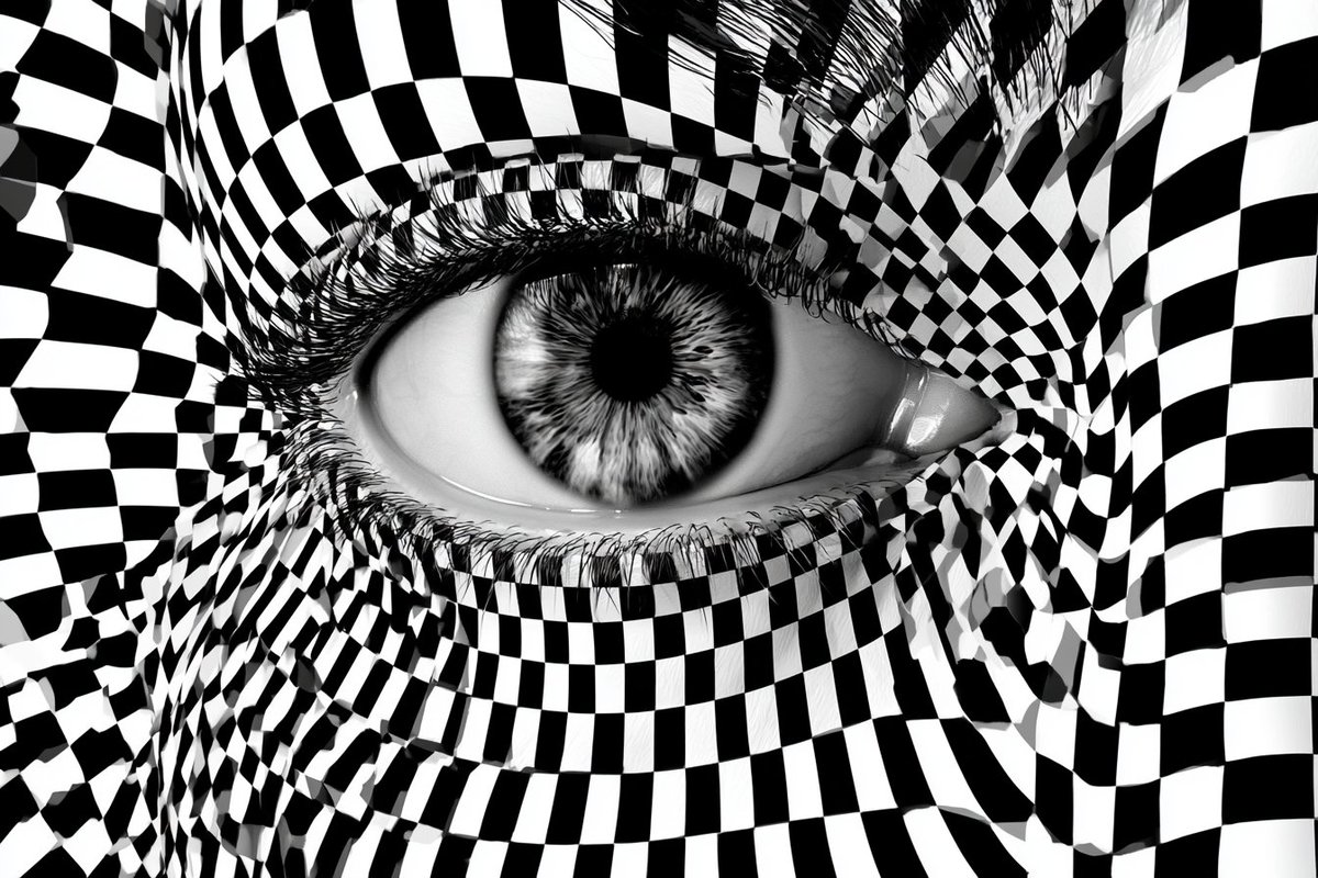 An Optical Illusion Geometry representation of [Subject],...