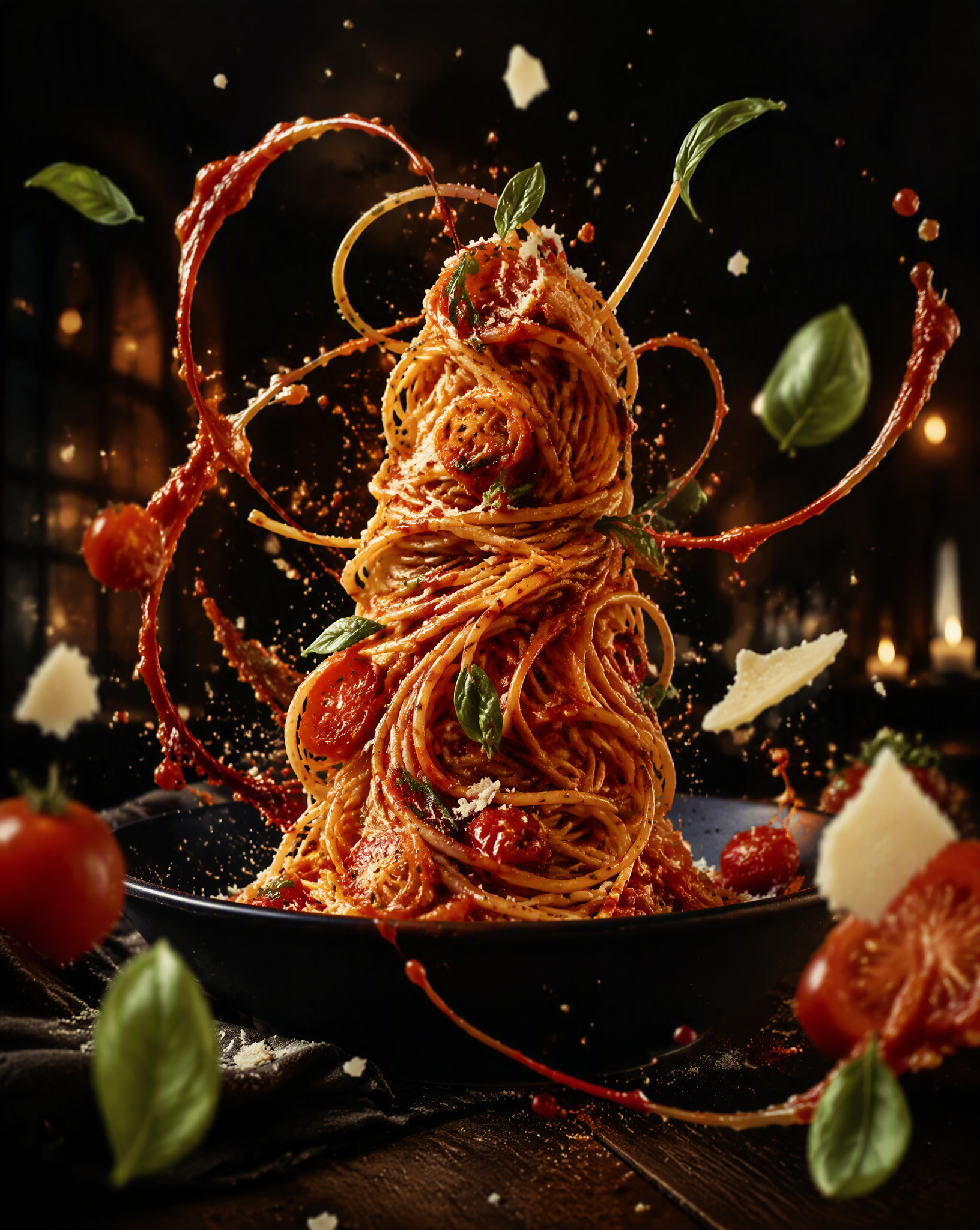 Create a hyper-realistic cinematic food commercial image ...