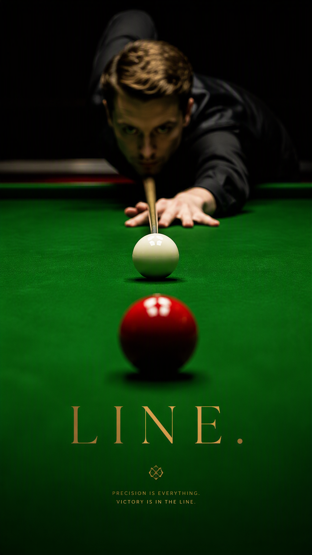 Create a premium 9:16 precision-sports editorial.Main Sub...