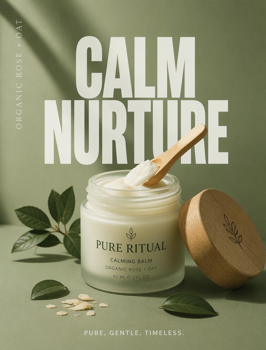 Create a premium vertical product advertising poster for ...