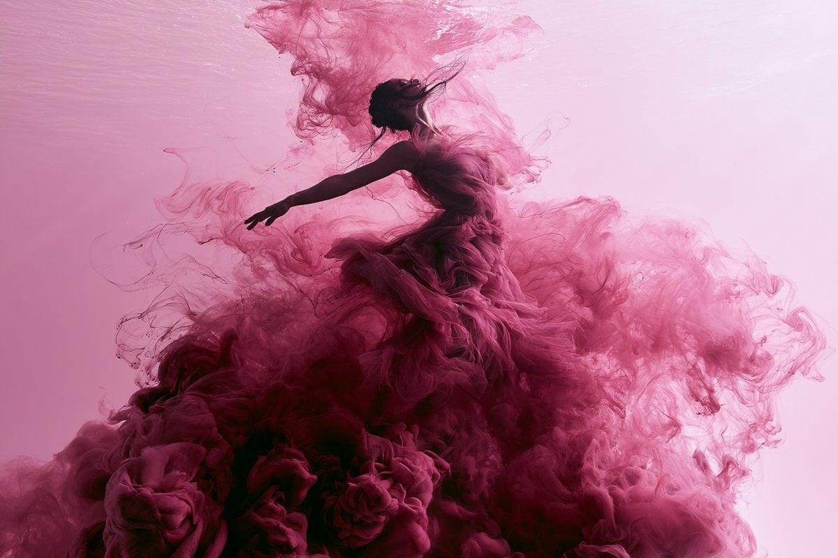 Artistic underwater portrait of a [Character] suspended w... - alternate