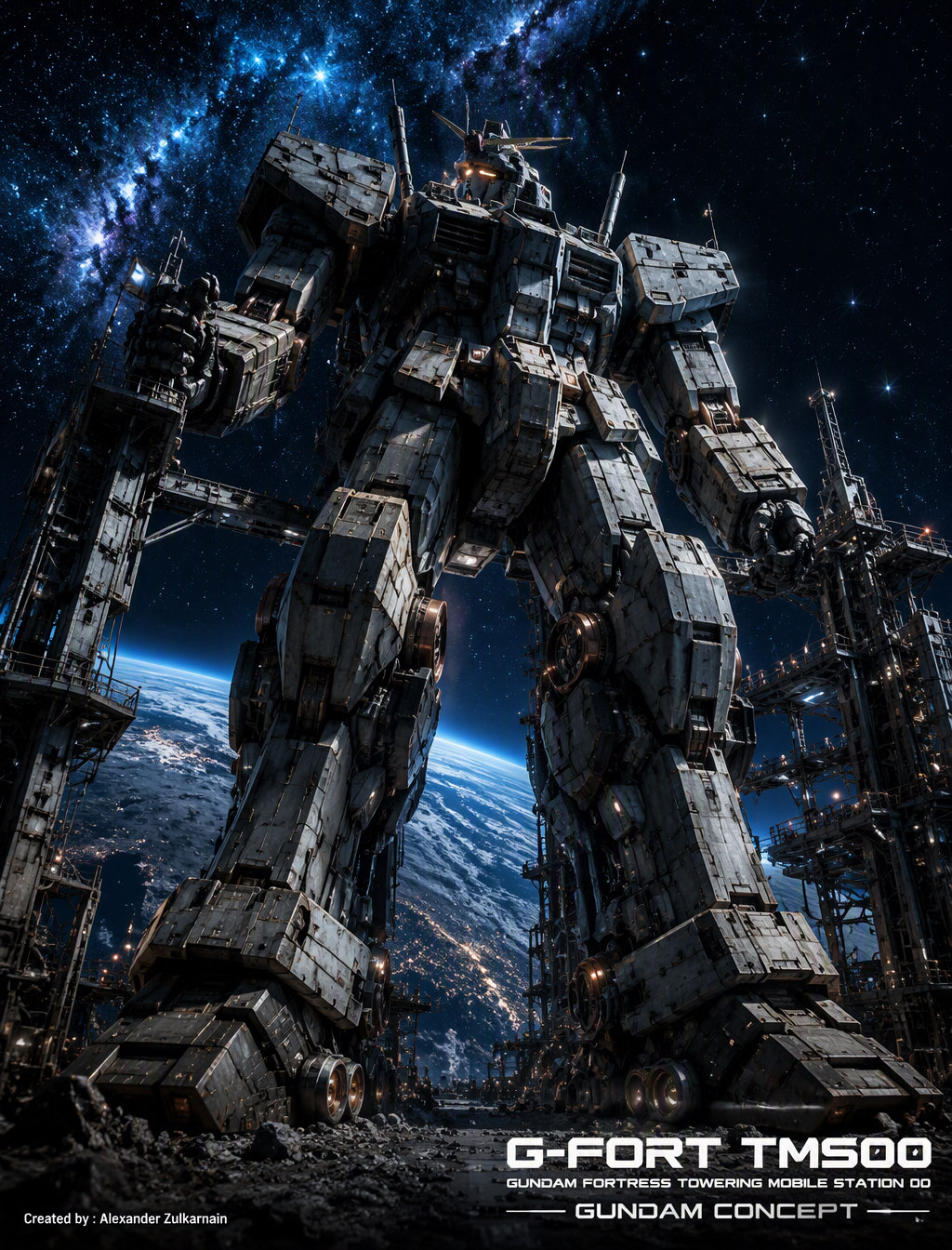 Colossal Mecha di Pangkalan Luar AngkasaSubjek Utama: Seb...