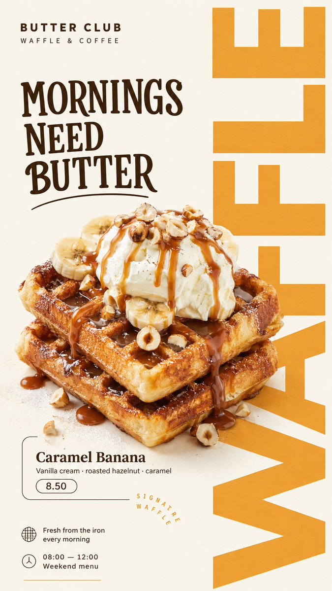 Create a 9:16 editorial food poster using the following i...