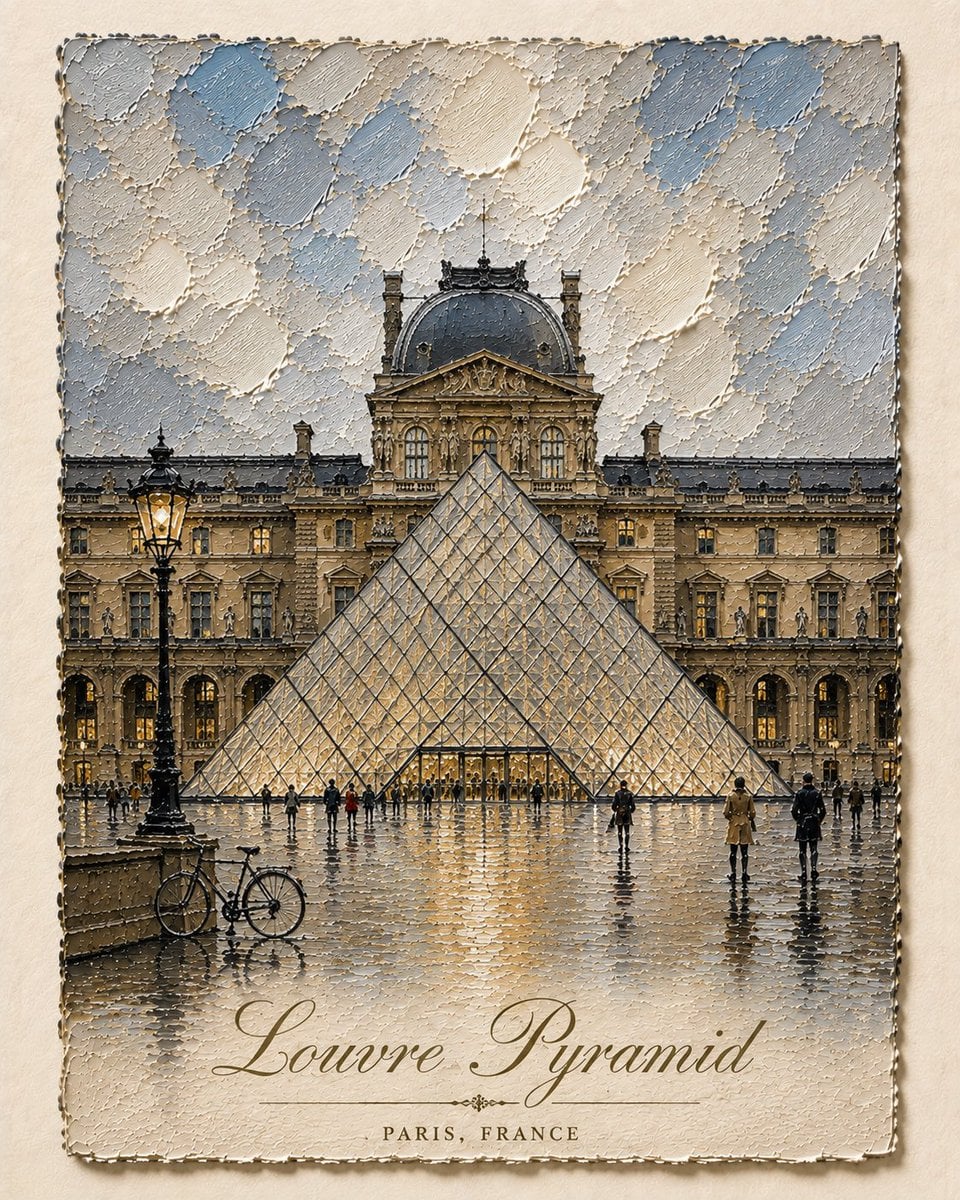 Create a sophisticated fine-art architectural painting of... - alternate