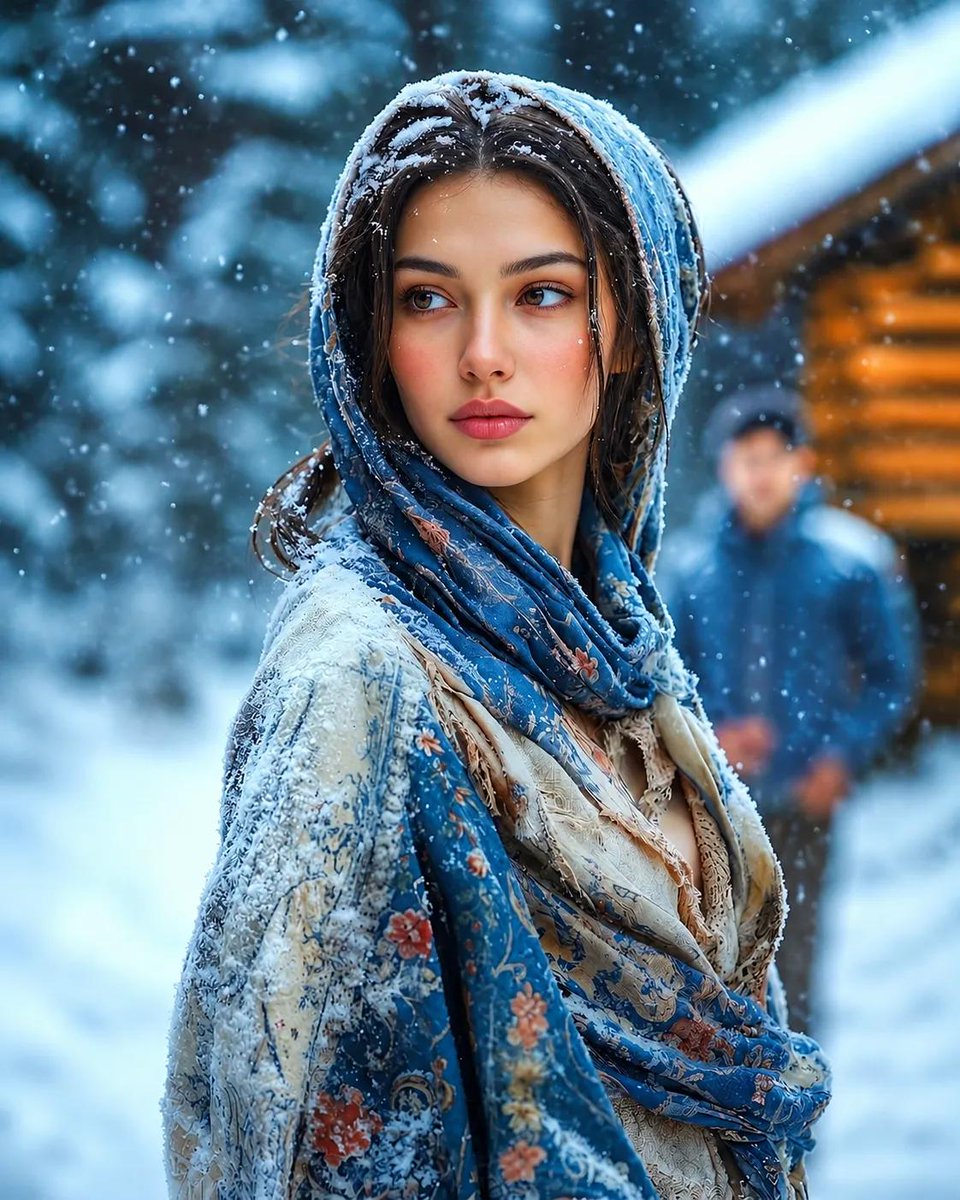 A cinematic medium close-up portrait of a breathtakingly ...