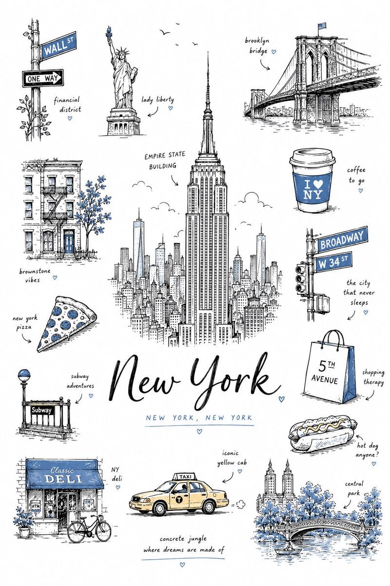 Create a charming minimalist hand-drawn illustration post... - alternate