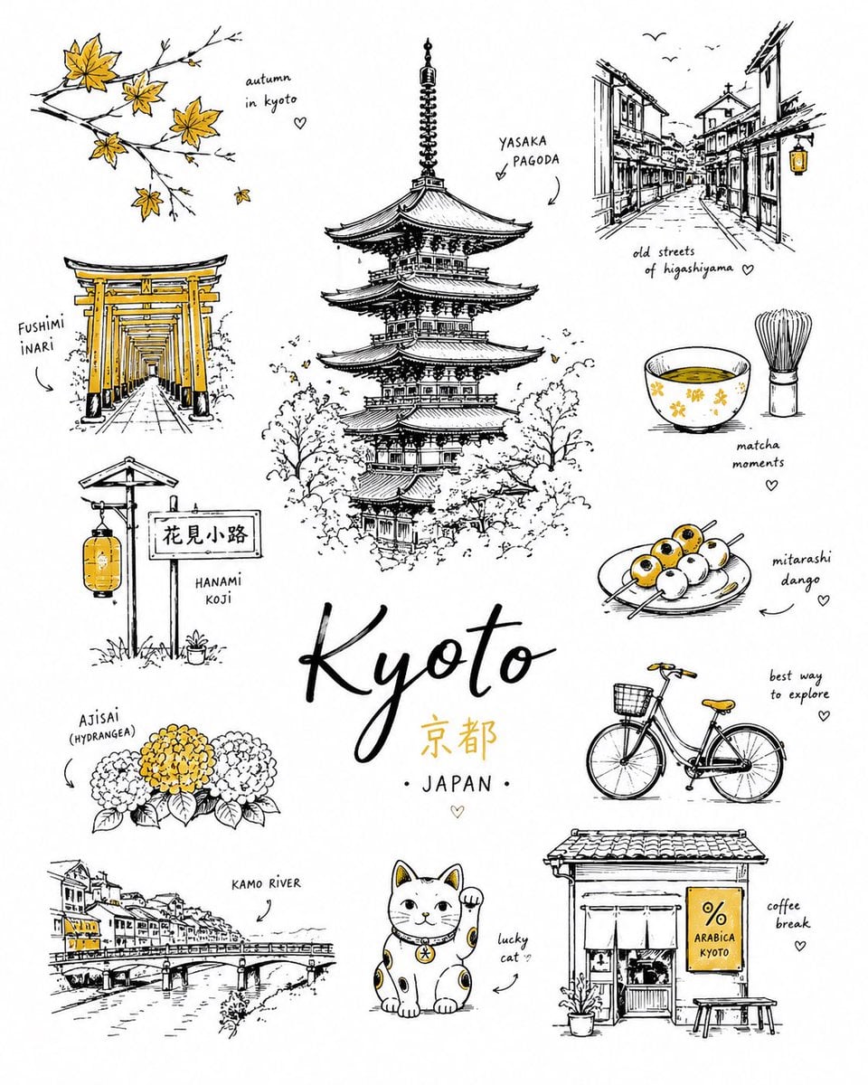 Create a charming minimalist hand-drawn illustration post... - alternate
