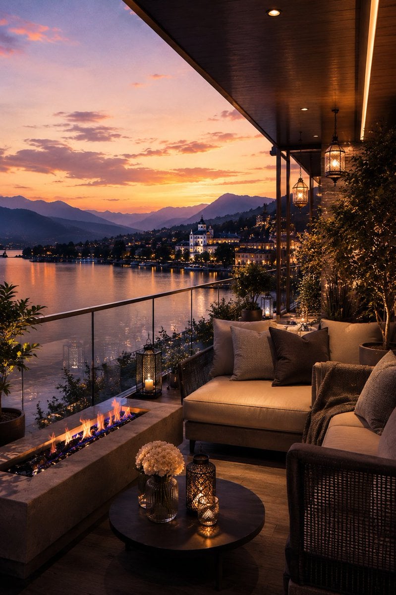 Premium sophisticated luxury travel editorial artwork ins... - alternate