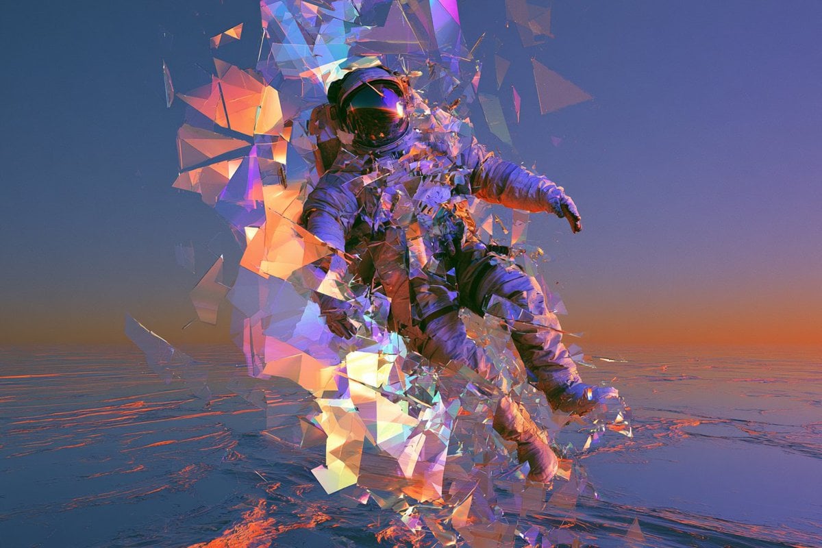 [Subject] reimagined through a Fractured Holographic Pris... - alternate