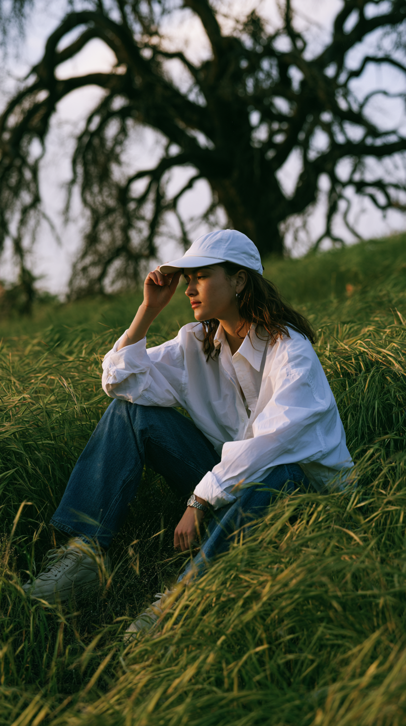 Photorealistic Nature Fashion Portrait Prompt A photoreal... - alternate