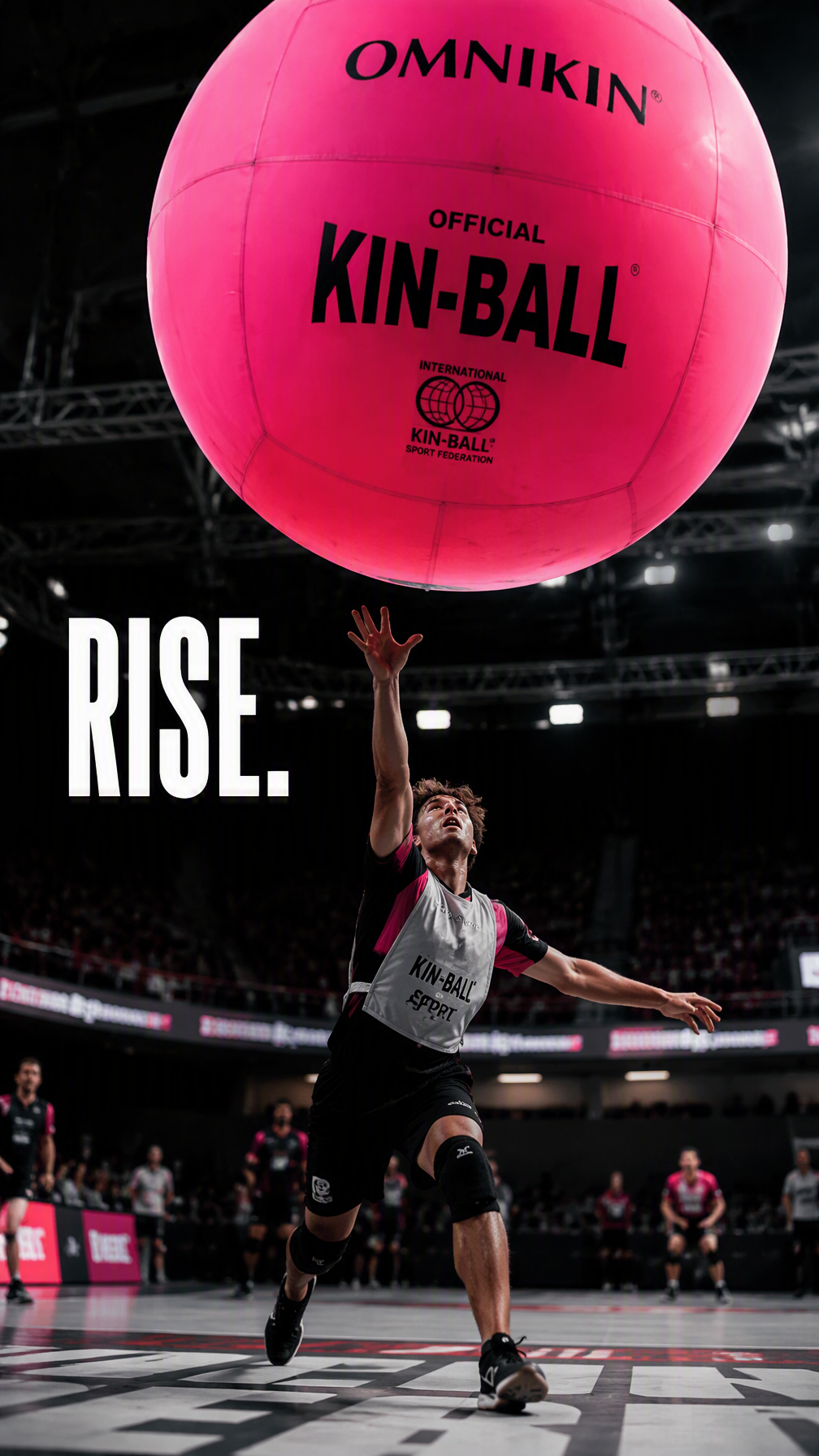 Create a premium 9:16 sports editorial.Main Subject:Young...