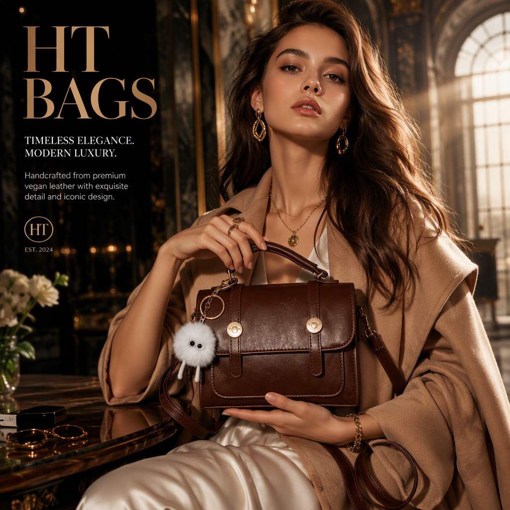 Create an ultra-premium luxury fashion campaign poster in...