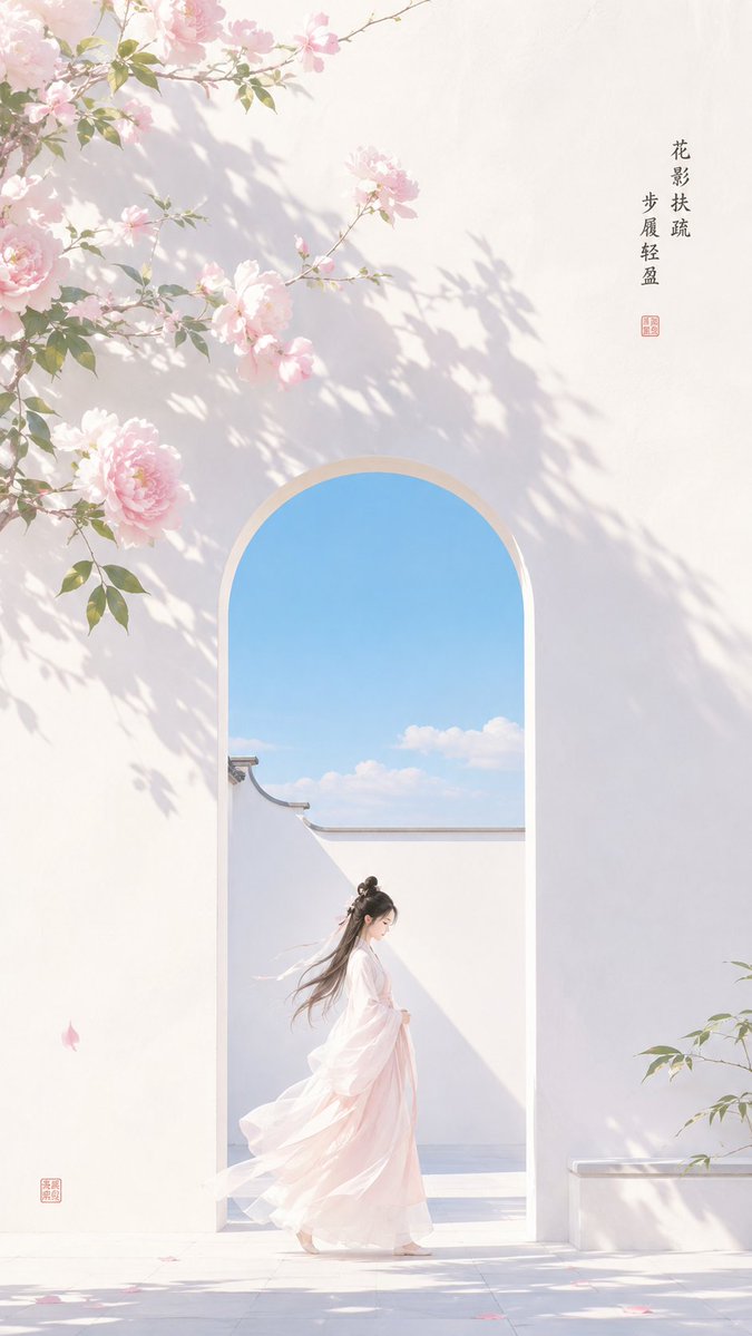 主题方向：东方禅意极简插画