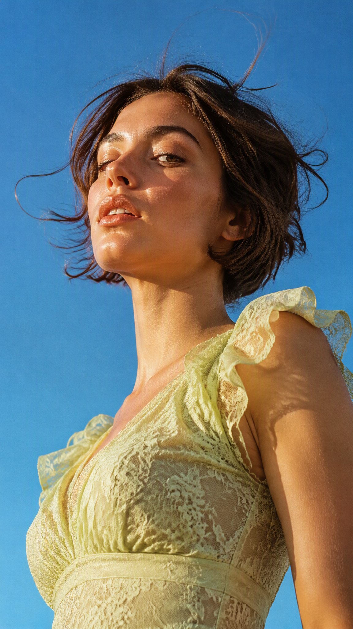 Create a realistic vertical 9:16 photographed portrait. S...