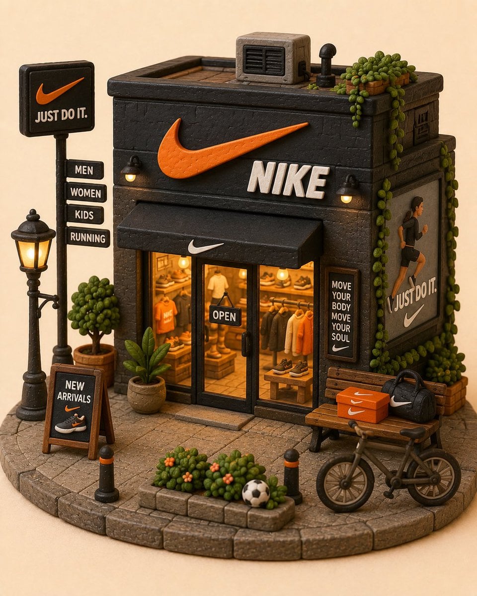 Create a charming handcrafted miniature diorama featuring... - alternate
