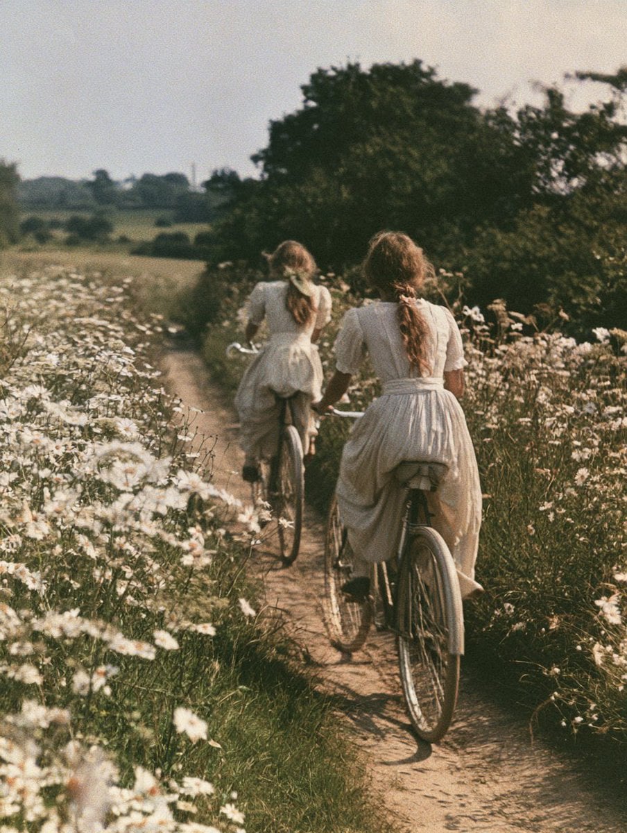 [Subject], autochrome, potato-starch grain rendering colo... - alternate